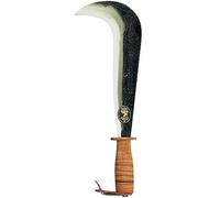 RONCOLA BERGAMO LAMA 28CM PROFESSIONALE ARTIGIANALE ANGELO BERGAMASCO M/CUOIO