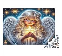 Angelo Bambino Stella Puzzle 1000 Pezzi Carta riciclata per adulti Puzzle per adulti Gioco difficile e stimolante Gioco familiare divertente Ottima idea regalo per il relax 38x26cm/1000pcs
