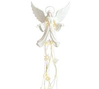 Angelo benedizione lampada da parete Starglow Cascading Christmas Angel con | 22x21 cm Celeste Luce Notte Calda Decorazione Della Parete di Natale Della Decorazione LED Vacanza Decorazione Gardian Regalo