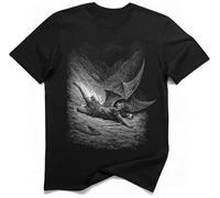 Angelo Caduto Gotico Paradiso Perduto Arte Maglietta (3XL, Nero)