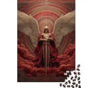 Angelo che impugna una spada Jigsaw Puzzle 38x26cm/1000pcs Adulti Puzzle Gioco EduGattoivo Decorazioni Per La Casa