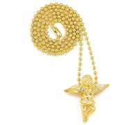 Angelo Collana Nuova Mini Ciondolo 68.6cm Sfera Stile Catena Ali Spiegate