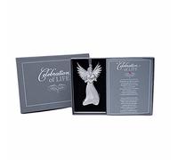 Angelo commemorativo con poesia per la celebrazione della vita, regalo di simpatia per la perdita della persona cara, ornamento commemorativo in memoria dei propri cari perduti, regalo di lutto per la
