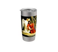 Angelo con Gesù Cristo Giardino del Getsemani Pittura 1873 Bicchiere termico in acciaio inox doppia parete