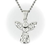 Angelo & Cuore Filigrana Ciondolo IN '925' Argento Sterling - Scelta Di Catene