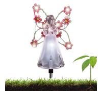 Angelo da giardino impermeabile decorativo alimentato solare angelo | Luce automatica di notte a energia solare per passaggio pedonale per inaugurazione della casa, regalo commemorativo di