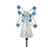 Angelo da giardino luce decorativa solare angelo all'aperto | Luce automatica di notte a energia solare per passaggio pedonale per inaugurazione della casa, regalo commemorativo di