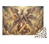 Angelo dalle sei ali Puzzle 1000 Pezzi,Idea Regalo,Decorazione Casa,Cartone Di Qualità,Sfida Impossibile,Gioco Educativo,Adulti E Ragazzi,dai 14 Anni,Antistress 52x38cm