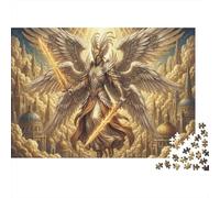 Angelo dalle sei ali Puzzle in Legno 1000 Pezzi Adulti E Ragazzi,Legno,Antistress,Sfida Impossibile,Gioco Educativo,Decorazione Casa,Idea Regalo,dai 14 Anni (75x50cm)