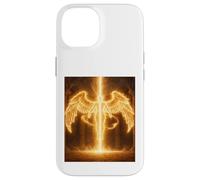 Angelo del Fuoco Celeste Guardiano Luce Regalo Design Custodia per iPhone 14