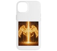 Angelo del Fuoco Celeste Guardiano Luce Regalo Design Custodia per iPhone 14 Plus