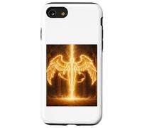 Angelo del Fuoco Celeste Guardiano Luce Regalo Design Custodia per iPhone SE (2020) / 7/8