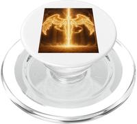 Angelo del Fuoco Celeste Guardiano Luce Regalo Design PopSockets PopGrip per MagSafe