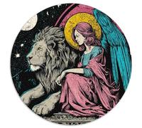 Angelo del potere e leone 1000pcs (67.5x67.5cm) - Pop art Puzzle Per Adulti GioGattotolo Fai-da-te
