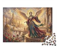 Angelo del santuario Puzzle 1000 Pezzi,Cartone Di Qualità,Gioco Educativo,Decorazione Casa,Idea Regalo,dai 14 Anni,Adulti E Ragazzi,Sfida Impossibile,Antistress 38x26cm