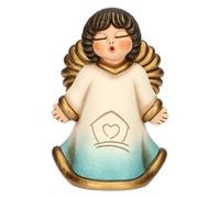Angelo della famiglia in ceramica, piccolo - Ceramica - 7,6x7,8x11,1 cm