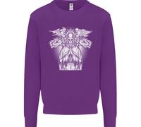 Angelo Della Morte Giorno Dei Morti Teschio DOTD Uomo Felpa Maglione