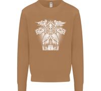 Angelo Della Morte Giorno Dei Morti Teschio DOTD Uomo Felpa Maglione