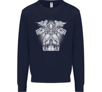 Angelo Della Morte Giorno Dei Morti Teschio DOTD Uomo Felpa Maglione