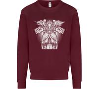 Angelo Della Morte Giorno Dei Morti Teschio DOTD Uomo Felpa Maglione