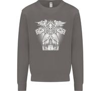 Angelo Della Morte Giorno Dei Morti Teschio DOTD Uomo Felpa Maglione