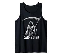 Angelo della Morte Tristo Mietitore Carpe Diem Grunge Goth Distressed Canotta