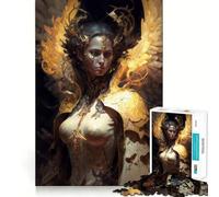 Angelo delle Tenebre - Puzzle da 1000 pezzi - Gioco di abilità mentale - Taglio di precisione - Hobby affascinante per i momenti di svago (38x52cm)