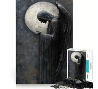 Angelo delle Tenebre - Puzzle per adolescenti da 1000 pezzi - Gioco di memoria divertente - Componenti robusti e di facile utilizzo - Portatile - Ideale per i viaggi (38x26cm)