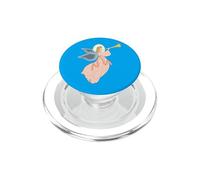 Angelo di Natale che soffia tromba presepe celeste arte PopSockets PopGrip per MagSafe