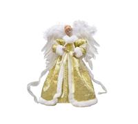 Angelo di Natale con luce LED, statuetta per decorazioni natalizie, Top D