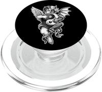 Angelo Diavolo Yin-Yang Cherubino Dualità PopSockets PopGrip per MagSafe