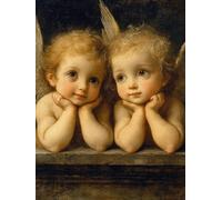 Angelo Dipingere con i Numeri Adulti con Cornice, Pittura a Olio Kit Paint by Numbers Bambino Quadri da Dipingere Numerati Bambini, Hobby Creativi Adulti Regalo Donna Decorazioni Casa 50x70 cm Q-996
