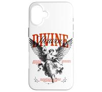 Angelo Divino Celeste Streetwear Bibbia Angelic Heaven Custodia per iPhone 16 Plus