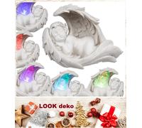 Angelo Dormiente LED LAMPADA Ali Funzione Cambio Colore Putti 19x11cm Batteria