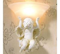 Angelo Europeo Applique da Parete Applique da Parete Semplice Camera da Letto Comodino LED Soggiorno TV Lampada da Parete postmoderno corridoio corridoio Scale Bambino Bambino Lanterna da Parete