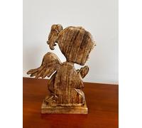 Albero di Natale in Legno Massello di Mango Decorazioni Natalizie H43XL 30P 3