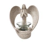 Angelo Figurine, Portalume con LED Luce del Tè, 16x8x15.5cm Tè Luce Del