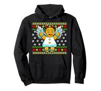 Angelo Gingerbread Girl Ugly Christmas Pattern Poison Felpa con Cappuccio