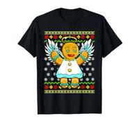 Angelo Gingerbread Girl Ugly Christmas Pattern Poison Maglietta