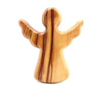 Angelo Guardiano In Legno D'ulivo, Regalo per Battesimo con Angelo Custode, Per Famiglia, Cristiani, Amici, Concorso E Paziente
