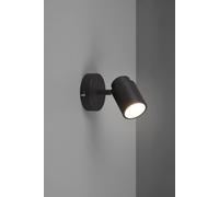 ANGELO H2O SPOT SINGOLO ORIENTABILE NERO IP44 H.15,5CM 1 LUCE ATTACCO GU10