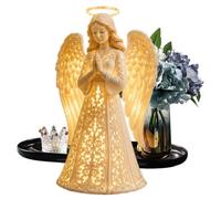 Angelo Lampada Da Tavolo LED Decorativo Natale Comodino Luce | Lampada notturna a forma di angelo per Natale, casa, ufficio, dormitorio, soggiorno, camera da letto