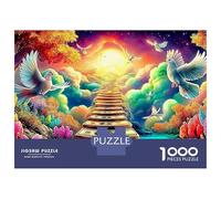 Angelo monete Puzzle Da Tavolo 1000 Percorso soldi sole Superiore Qualità Per Studenti Con Guida Di Montaggio Regalo Di Compleanno 70x50cm/1000pcs