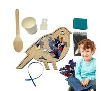 Angelo mosaico fai da te, set creativo per piastrelle, materiale colorato, ornamenti decorativi fatti a mano, design educativo, decorazione per la casa, progetto di regalo di attività per bambini e