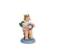 Angelo Musicante Seduto Con Anello Fascetta Corona Altezza Circa 6 CM Nuovo