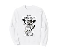 Angelo - Nome da Ragazzo con Un diavoletto Carino Felpa