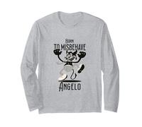 Angelo - Nome da Ragazzo con Un diavoletto Carino Maglia a Manica