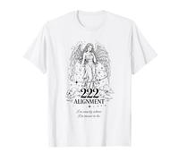 Angelo Numero 222 Allineamento Celeste Angelcore Numerologia Maglietta
