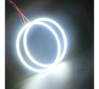 Angelo occhio COB luce cerchio anello faro lampada 12V bianco Everbright 2 pz (60MM)