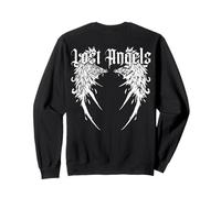 Angelo Perso con Ali Scuro sottosuolo Fashion Felpa